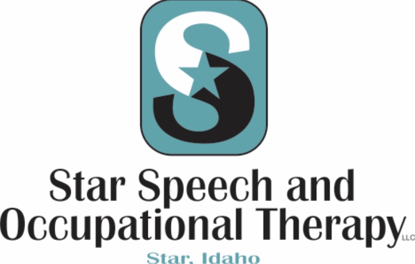 Logo with a stylized letter S and star, text reads 'Star Speech and Occupational Therapy', located in Idaho.